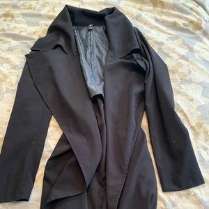 Black trench coat